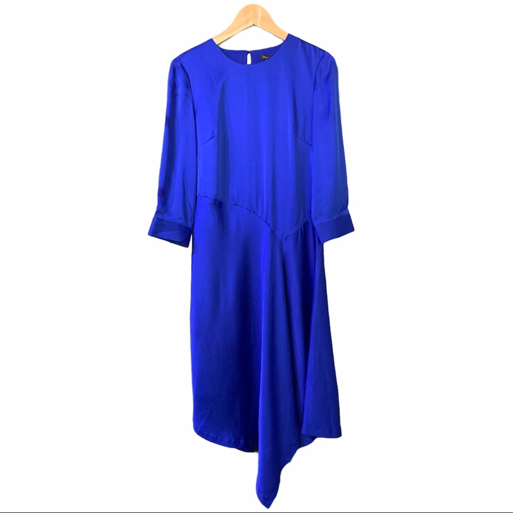 NWT Banana Republic Asymmetrical Dress 3/4 Sleeves